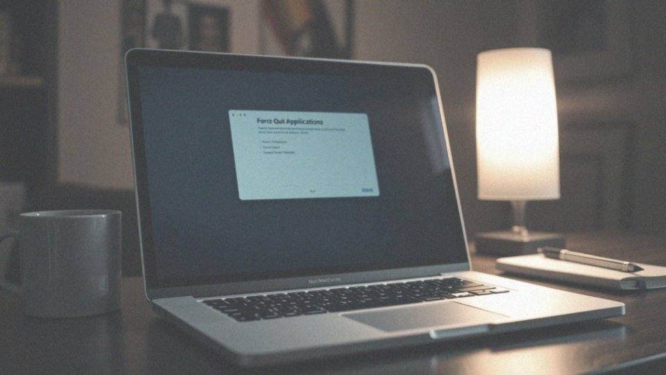 Co to jest okno „Wymuszanie zamknięcia” w macOS?