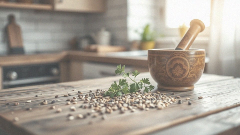 Jak nasiona kolendry mogą łagodzić zmiany profilu smakowego potraw?