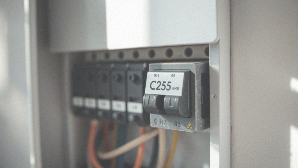 Jakie obciążenia zabezpiecza bezpiecznik C25?