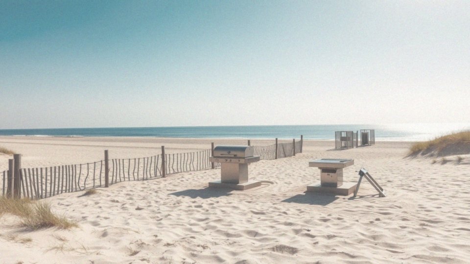 Jakie strefy do grillowania można znaleźć na plaży?