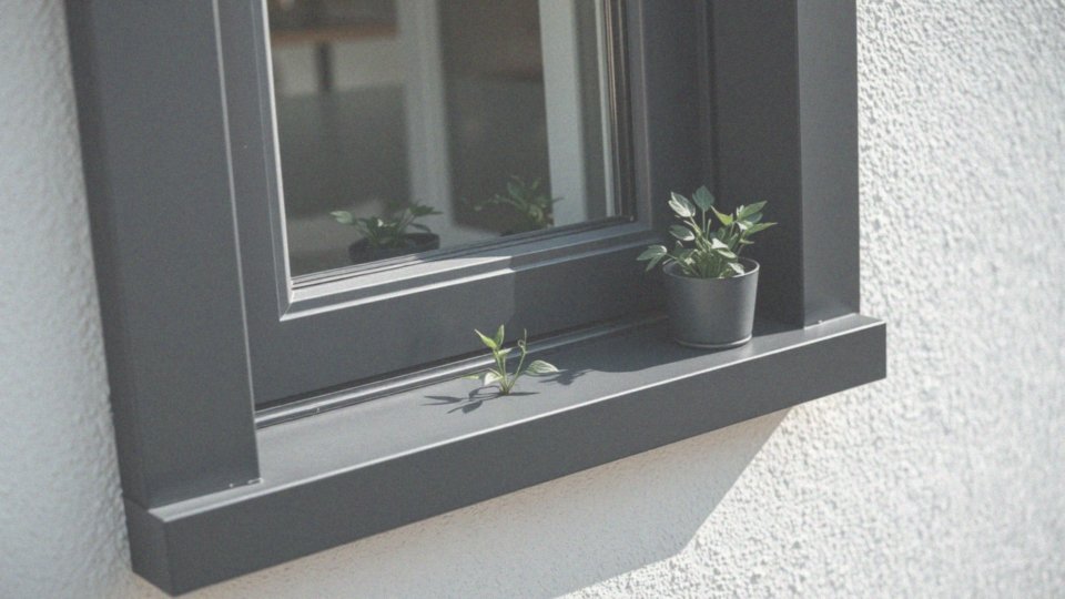 Co to są parapety aluminiowe i jak pasują do antracytowych okien?