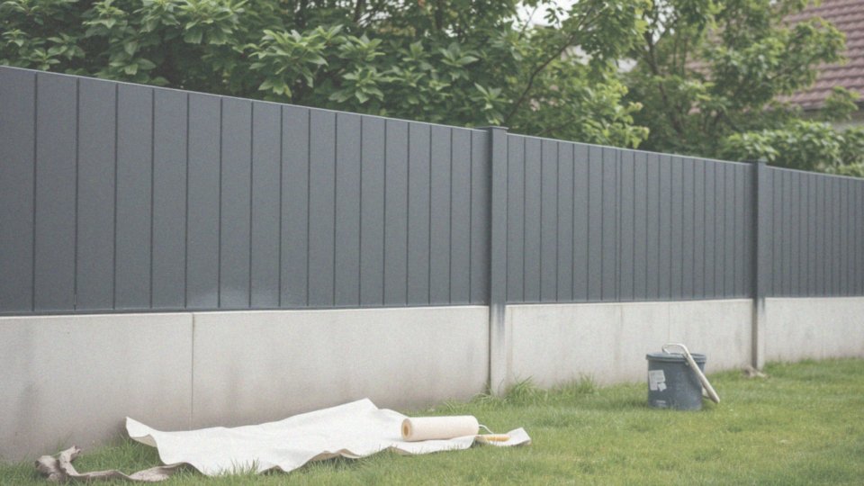 Jakie techniki malowania są dostępne dla ogrodzeń betonowych?